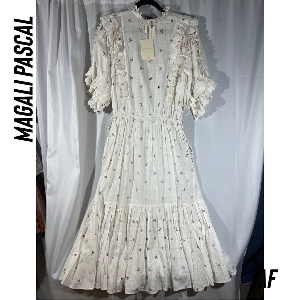 MAGALI PASCAL FLORENCE DRESS MIDI NWT SMALL - Picture 11 of 12